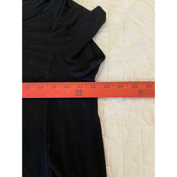 Intro Dress Plus Size ? 2X Womens Top Black Short Sleeved  Casual Versatile - Picture 9 of 10